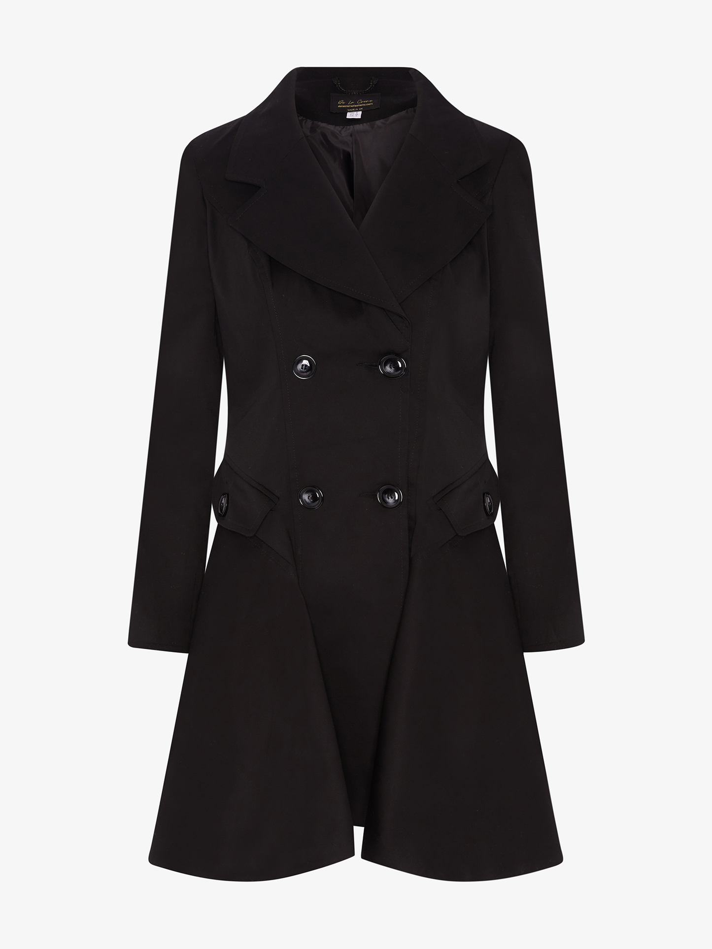 Spring/Summer Double Breasted Skater Coat (1102-SP) Made in UK - Great Hall Collections House