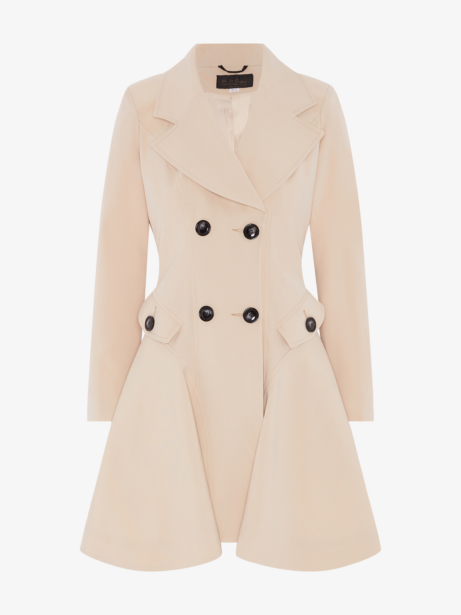 Spring/Summer Double Breasted Skater Coat (1102-SP) Made in UK - Great Hall Collections House