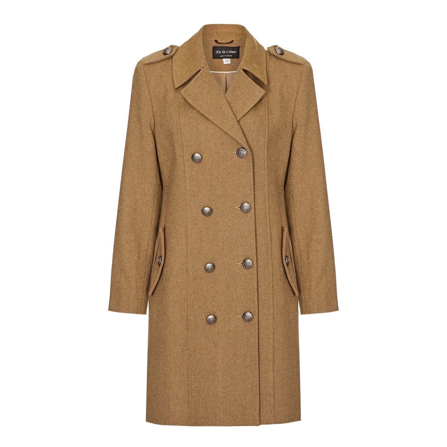 Double Breasted Twill Military Coat (1908) made in uk - Great Hall Collections House