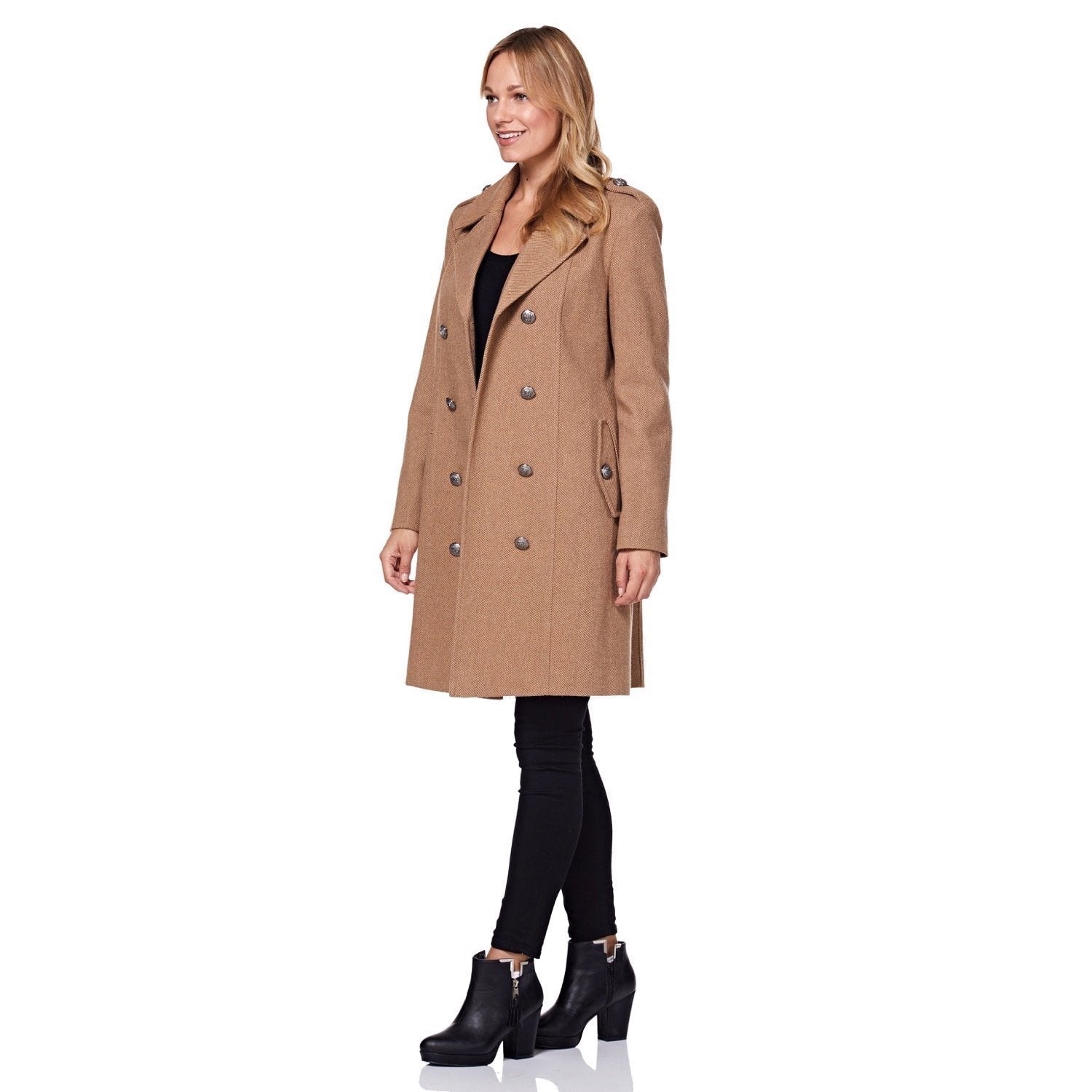 Double Breasted Twill Military Coat (1908) made in uk - Great Hall Collections House