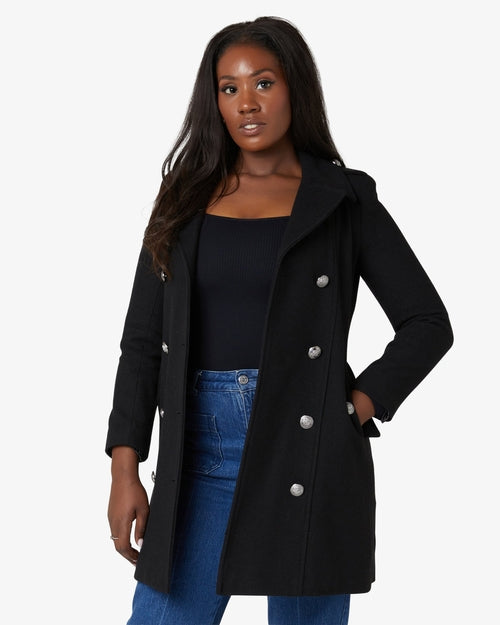 Double Breasted Twill Military Coat (1908) made in uk - Great Hall Collections House