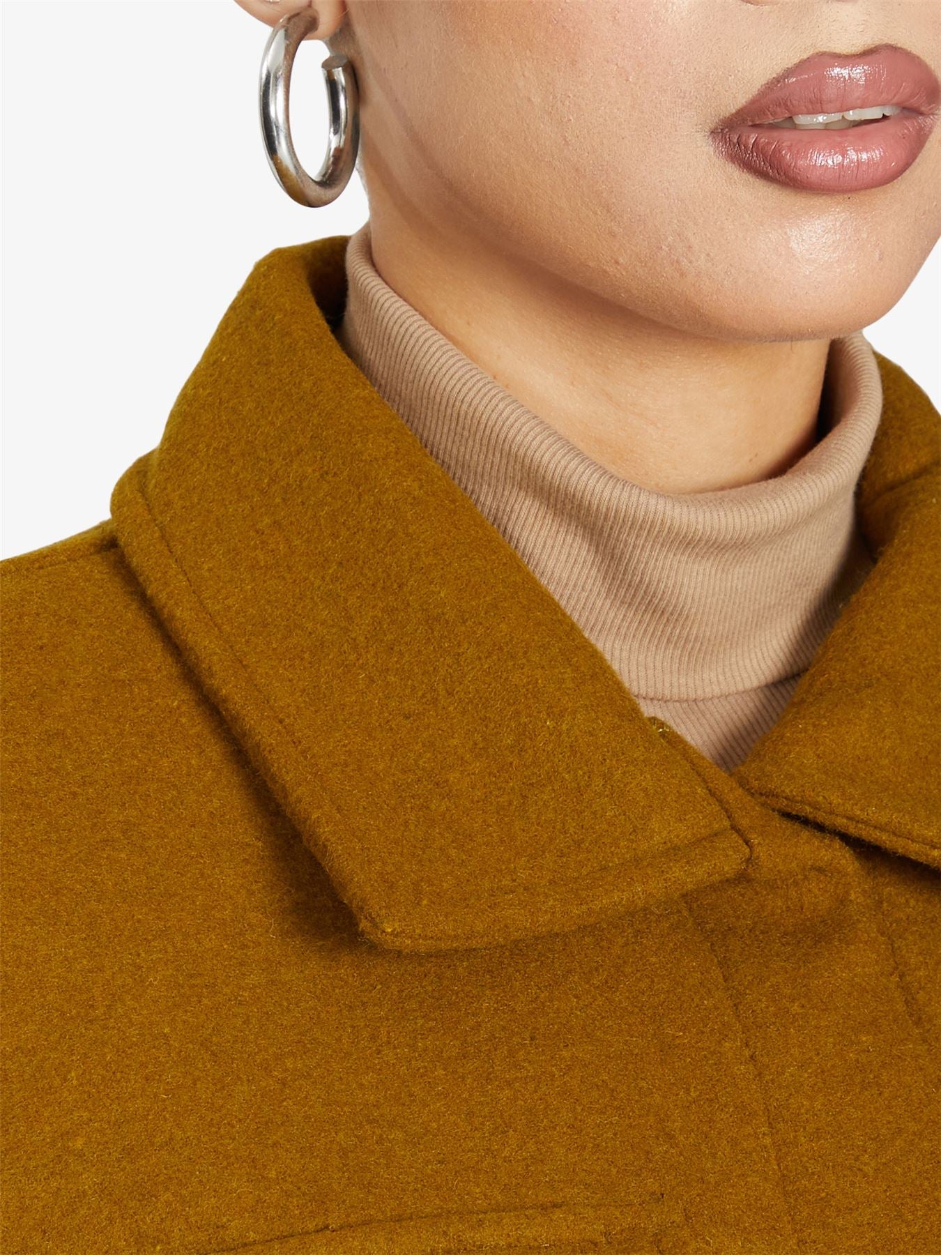 Oversized Stud Button jacket made in UK - Great Hall Collections House