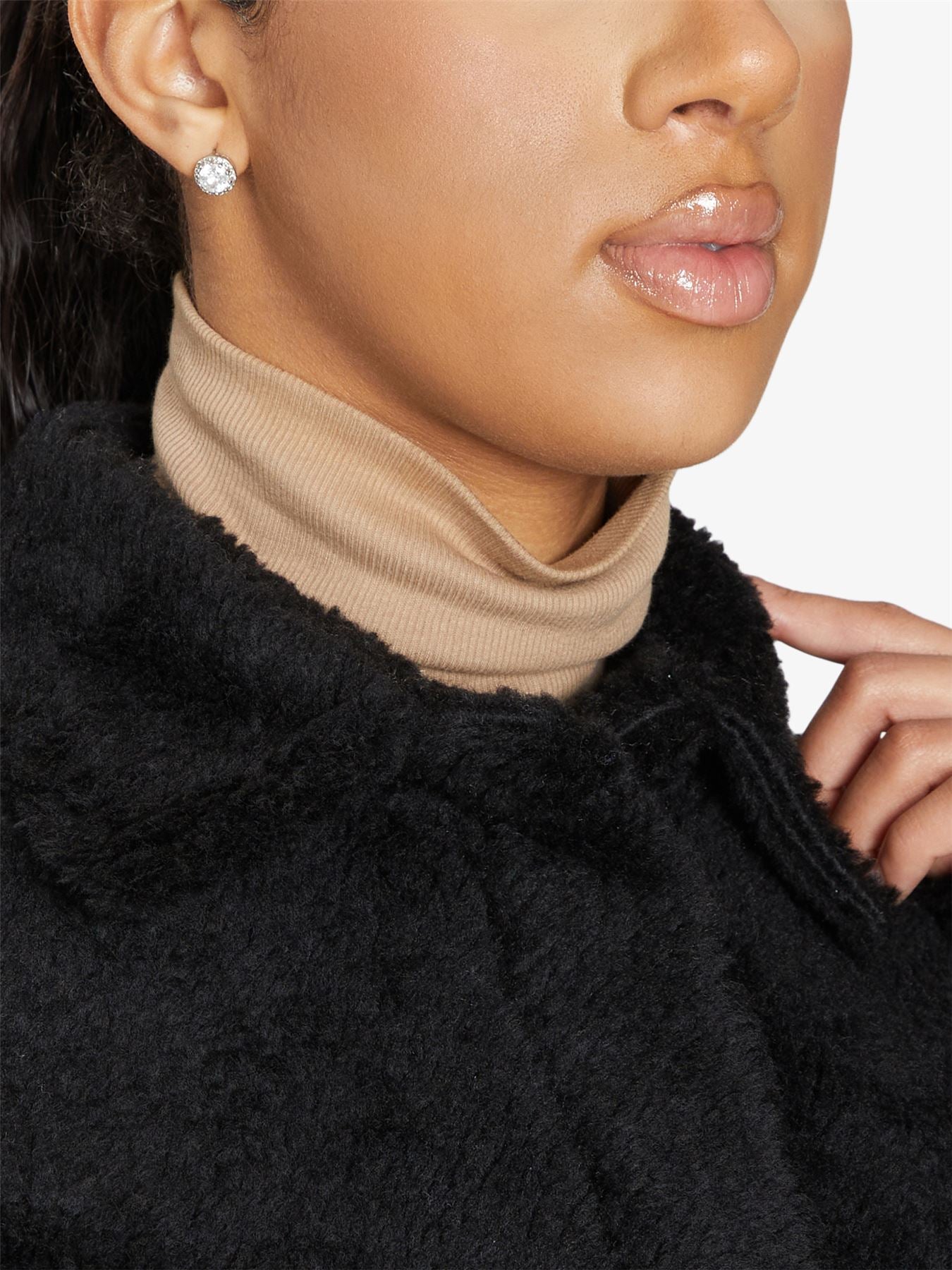 Oversized Patch Pocket Borg Teddy jacket made in uk - Great Hall Collections House