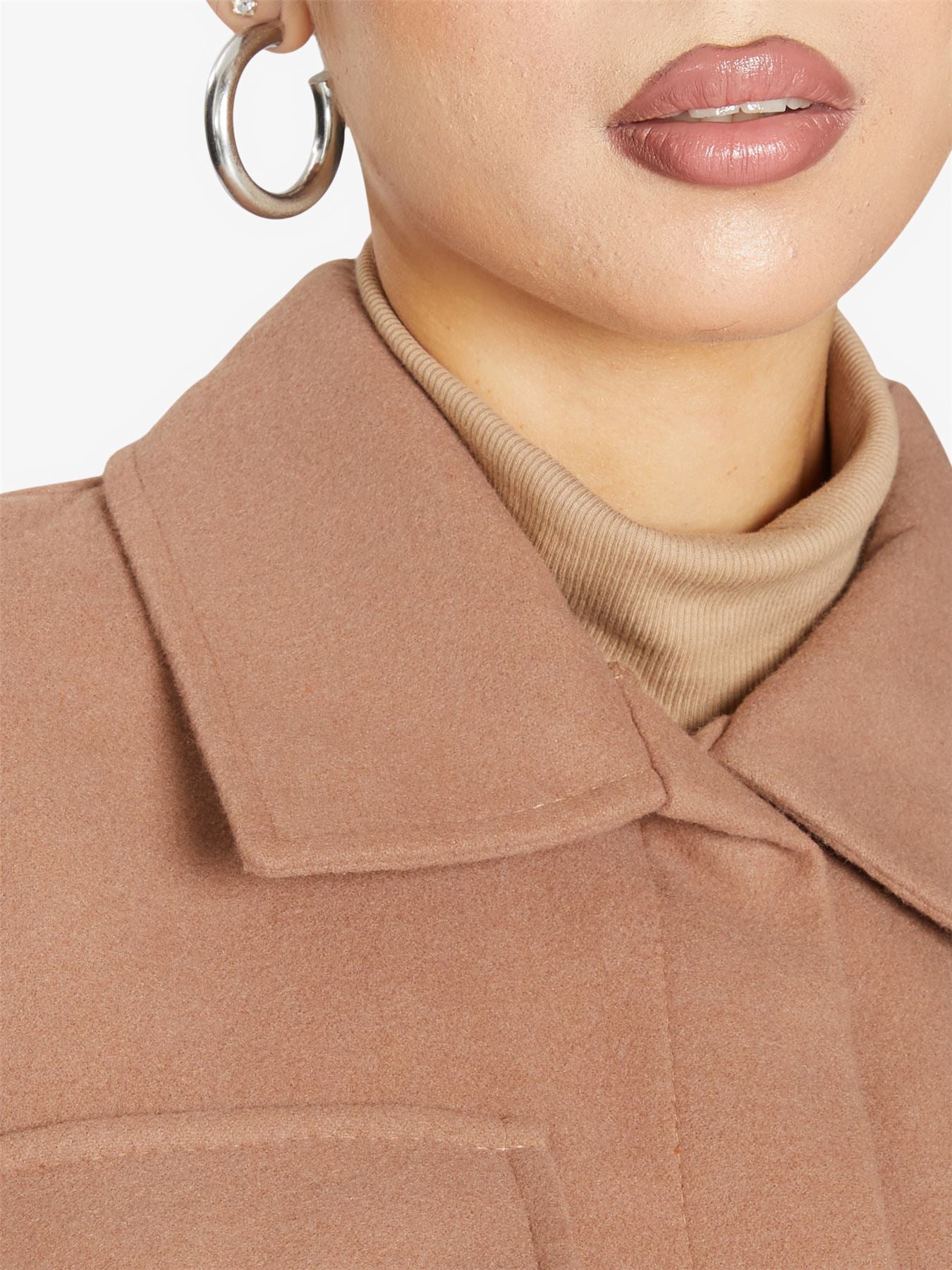 Oversized Stud Button jacket made in UK - Great Hall Collections House