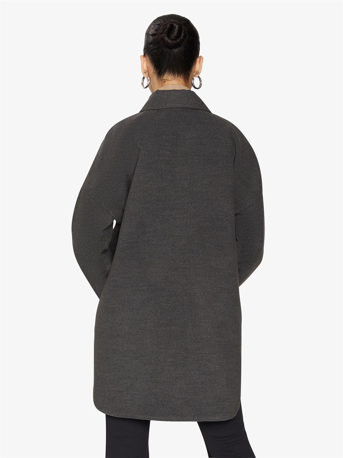 Oversized Stud Button jacket made in UK - Great Hall Collections House