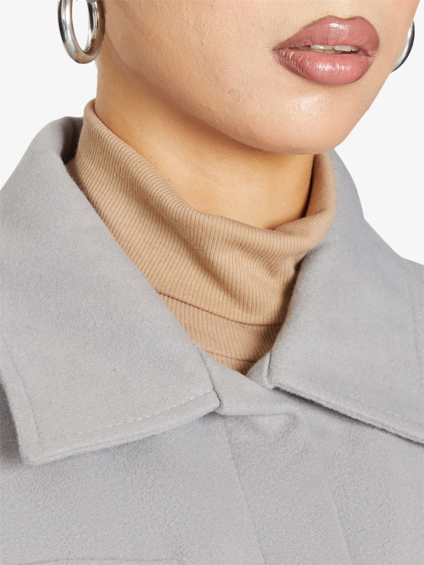 Oversized Stud Button jacket made in UK - Great Hall Collections House