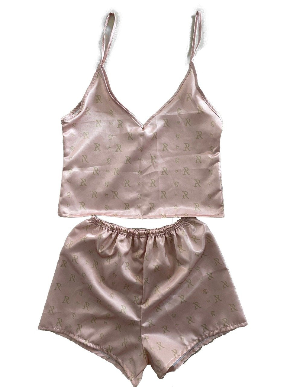 Milana - Womens Pink Silk Pajamas - Great Hall Collections House