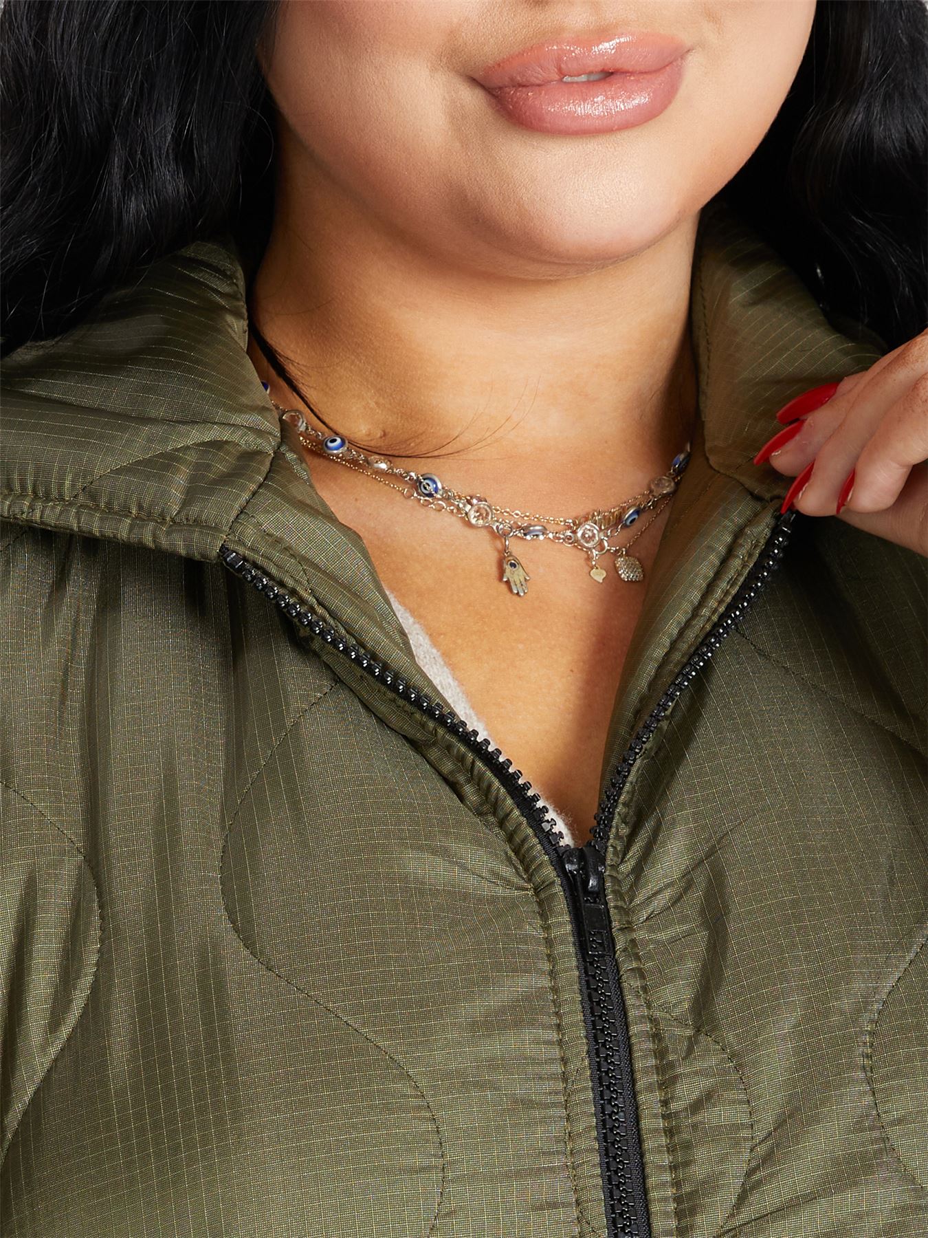 Padded Quilted Down Hooded Jacket made in UK - Great Hall Collections House