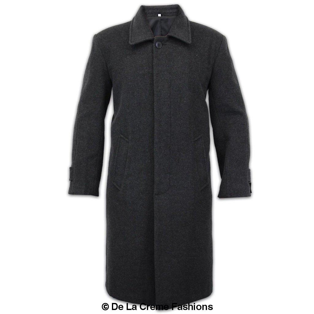 De La Creme MAN - Wool & Cashmere Long Formal Overcoat made in UK - Great Hall Collections House