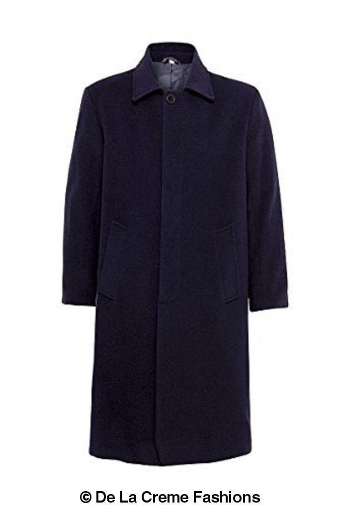 De La Creme MAN - Wool & Cashmere Long Formal Overcoat made in UK - Great Hall Collections House