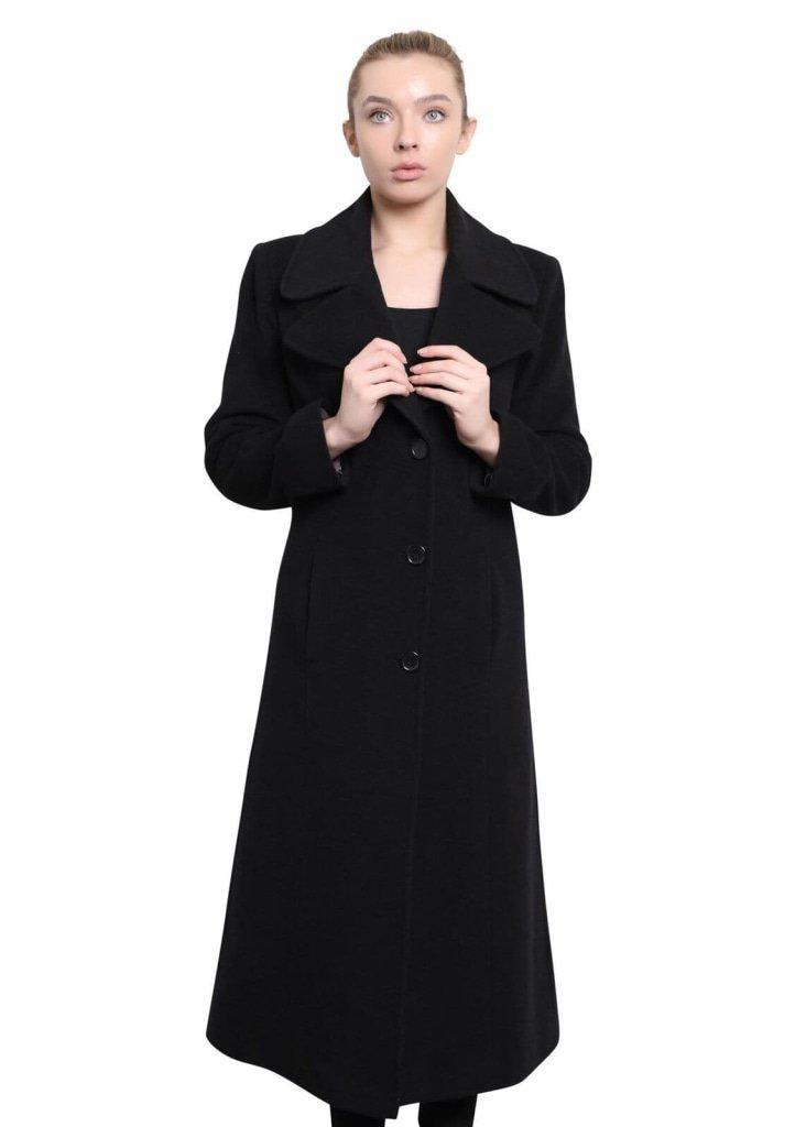 De La Creme - Women's Large Lapel Long Coat made in uk - Great Hall Collections House