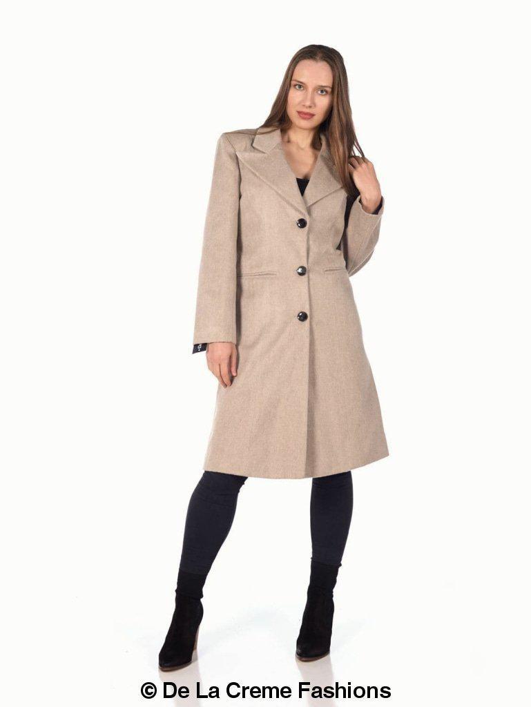 De La Creme - Women's Mohair Blend Longline Winter Coat made in uk - Great Hall Collections House
