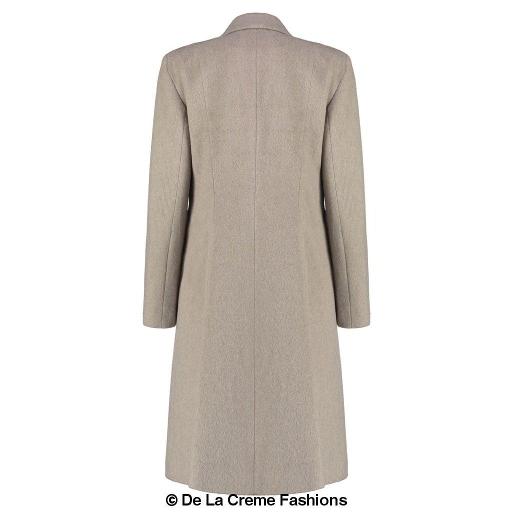 De La Creme - Women's Mohair Blend Longline Winter Coat made in uk - Great Hall Collections House