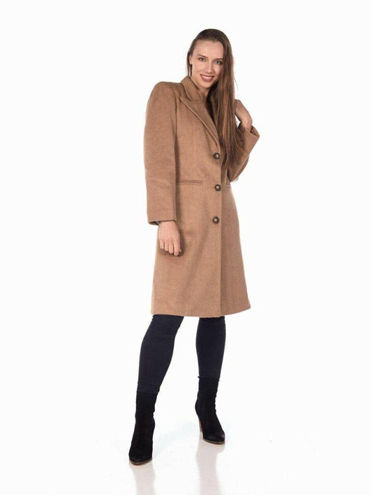 De La Creme - Women's Mohair Blend Longline Winter Coat made in uk - Great Hall Collections House