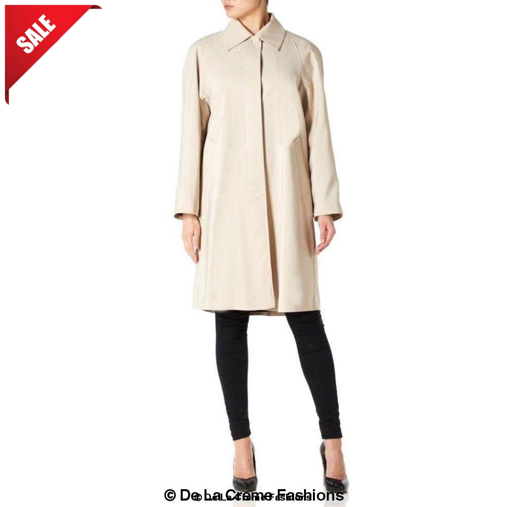 De La Creme Womens Oversized Knee Length Swing Coat made in UK - Great Hall Collections House