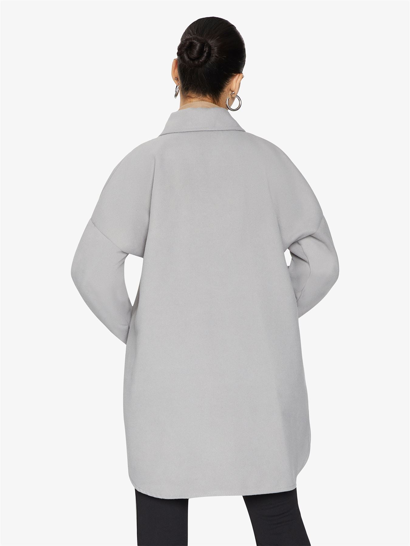 Oversized Stud Button jacket made in UK - Great Hall Collections House