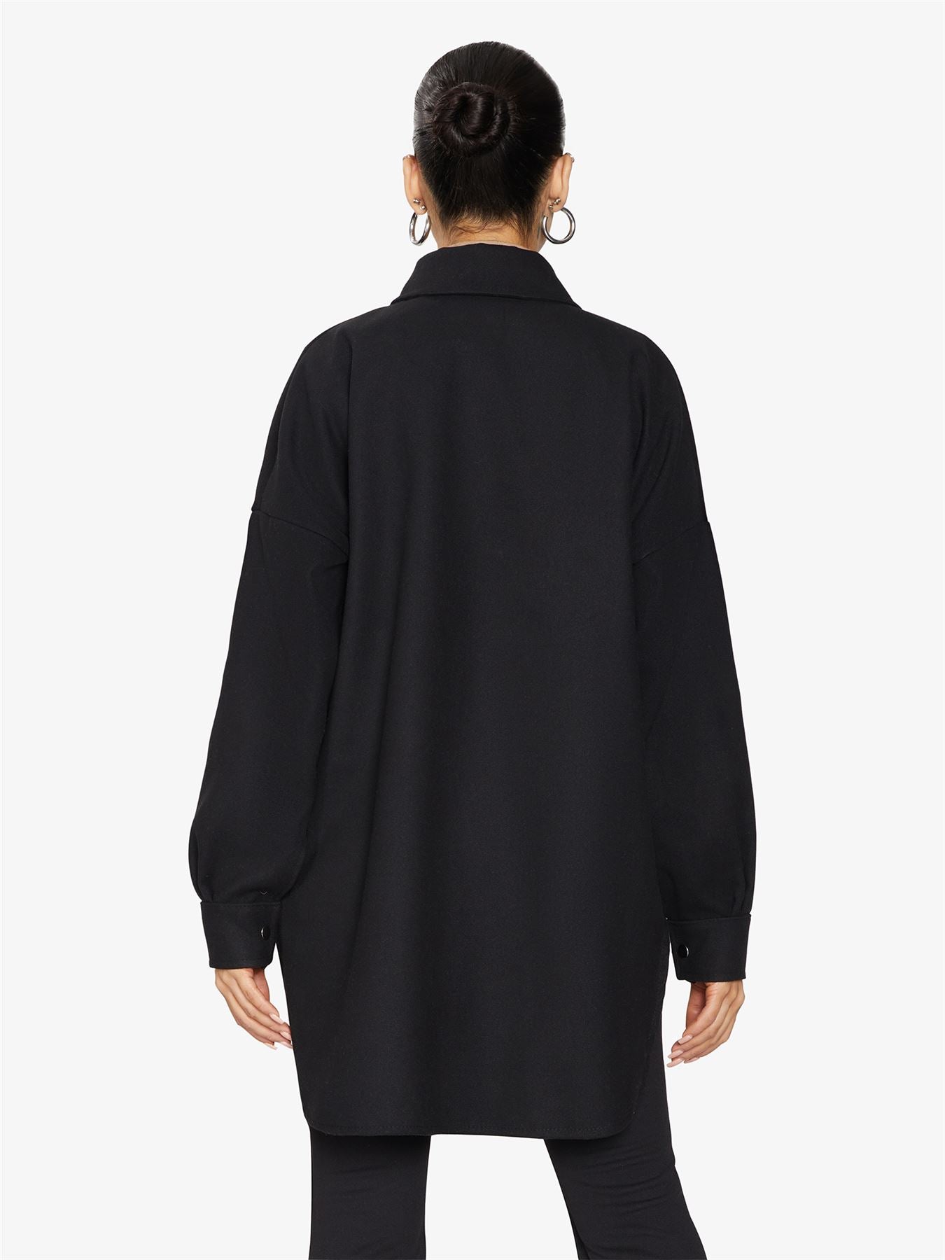 Oversized Stud Button jacket made in UK - Great Hall Collections House