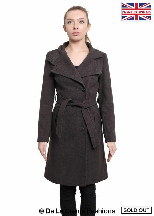 Hip Length Keep It Simple Coat made in uk - Great Hall Collections House
