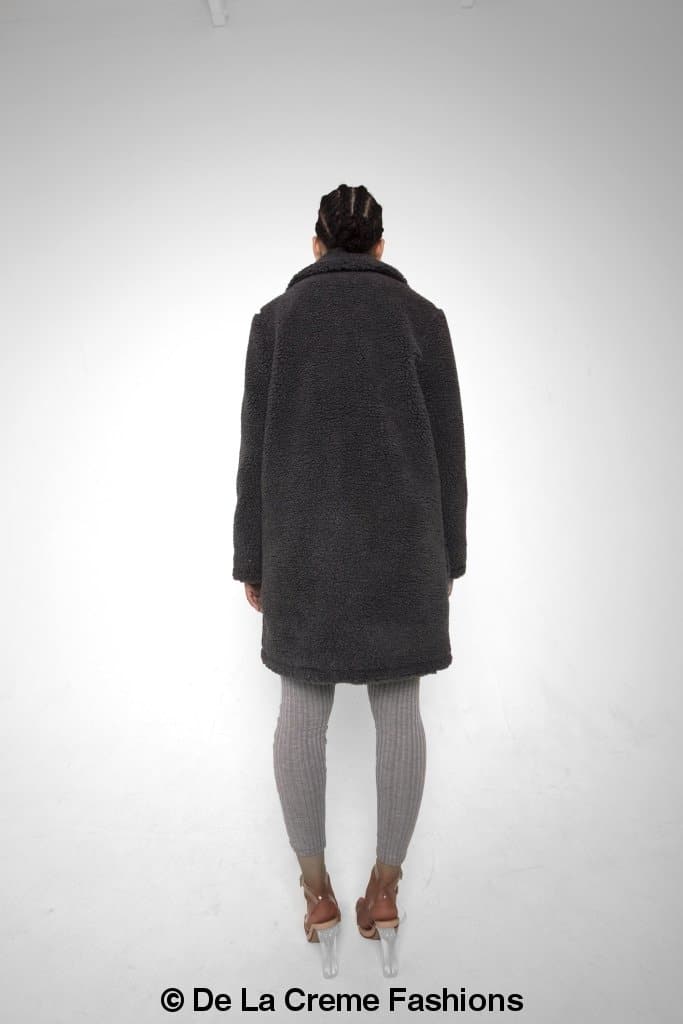 Jacqueline Oversized Teddy Coat MADE IN UK - Great Hall Collections House
