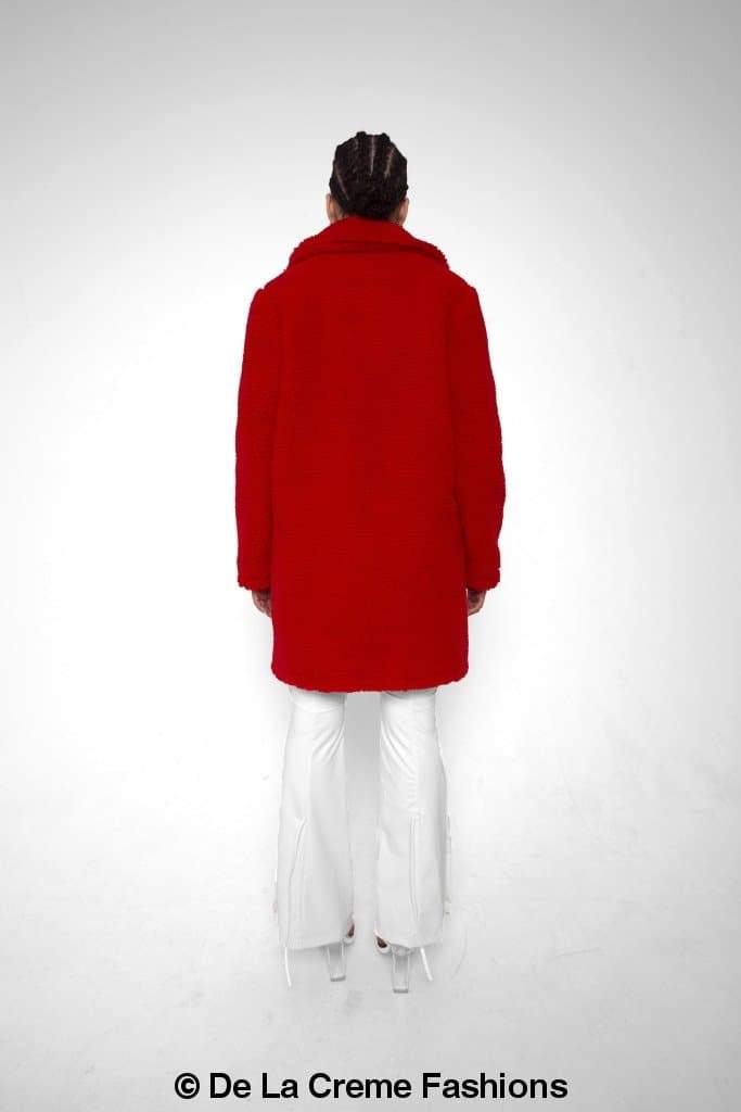 Jacqueline Oversized Teddy Coat MADE IN UK - Great Hall Collections House