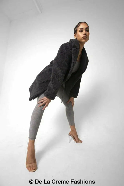 Jacqueline Oversized Teddy Coat MADE IN UK - Great Hall Collections House