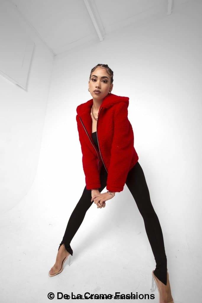 Lauren Zip Up Hooded Borg Teddy Jacket MADE IN UK - Great Hall Collections House