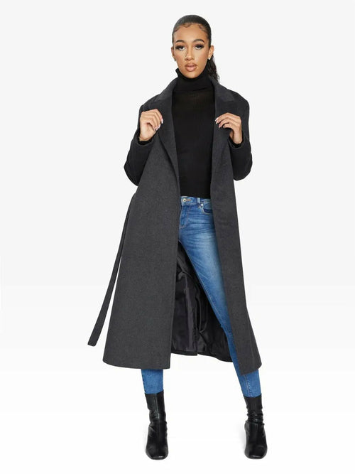 (PRE-ORDER) Belted Longline Duster Coat (2024) - Great Hall Collections House
