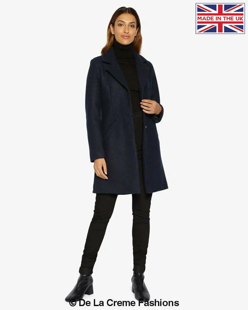 Sara Covert Button Up Coat MADE IN UK - Great Hall Collections House