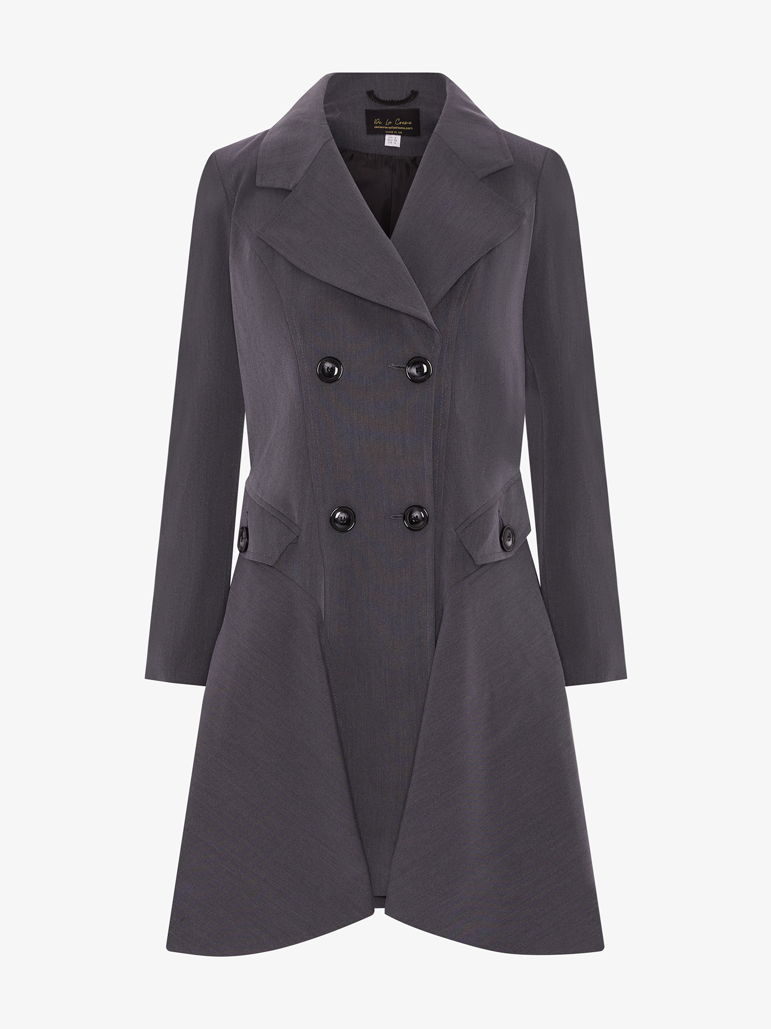 Spring/Summer Double Breasted Skater Coat (1102-SP) Made in UK - Great Hall Collections House