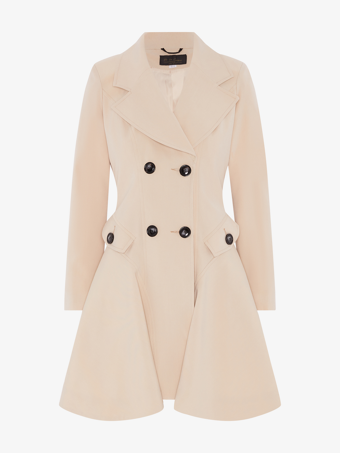 Spring/Summer Double Breasted Skater Coat (1102-SP) Made in UK - Great Hall Collections House