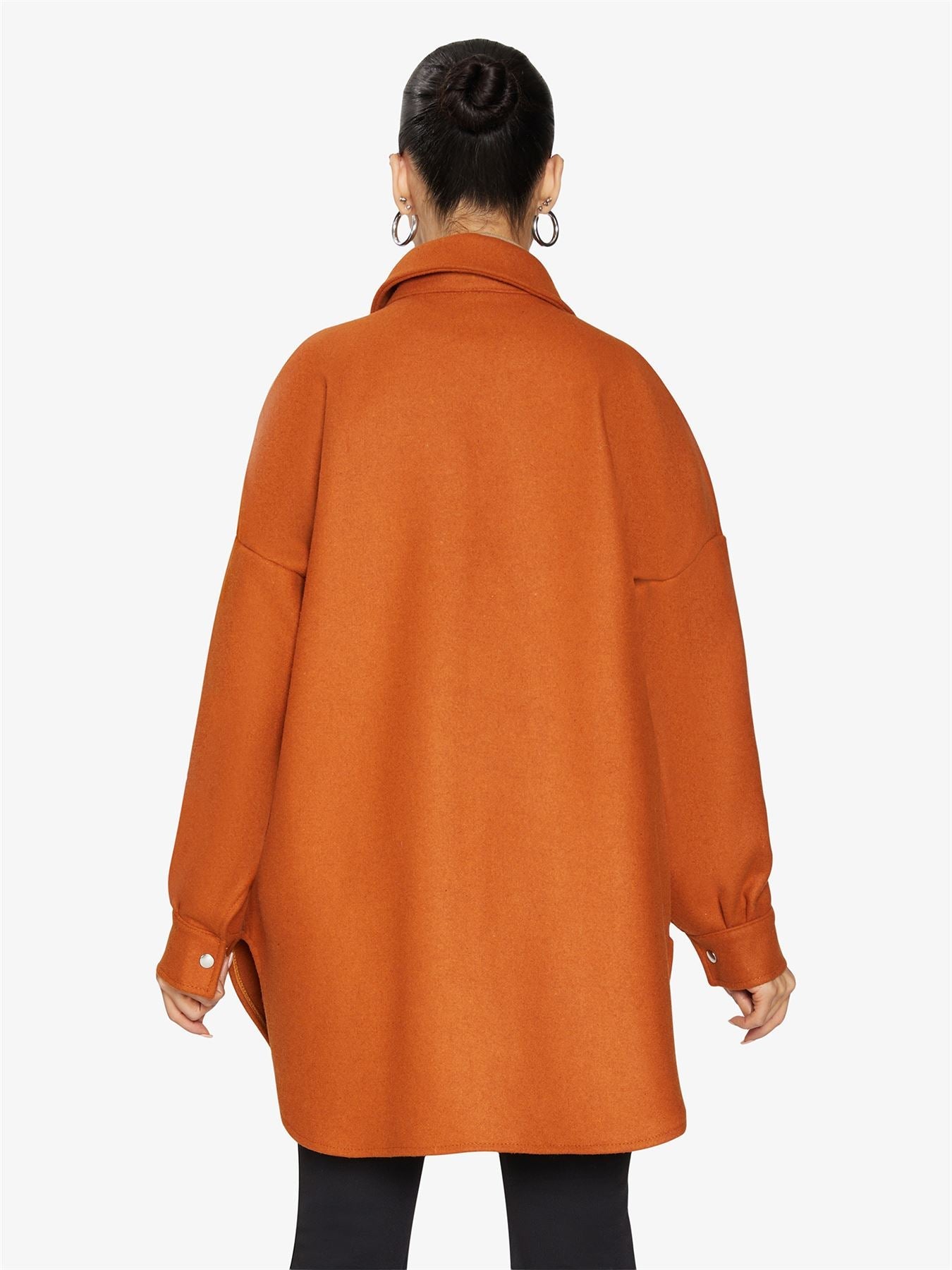 Oversized Stud Button jacket made in UK - Great Hall Collections House