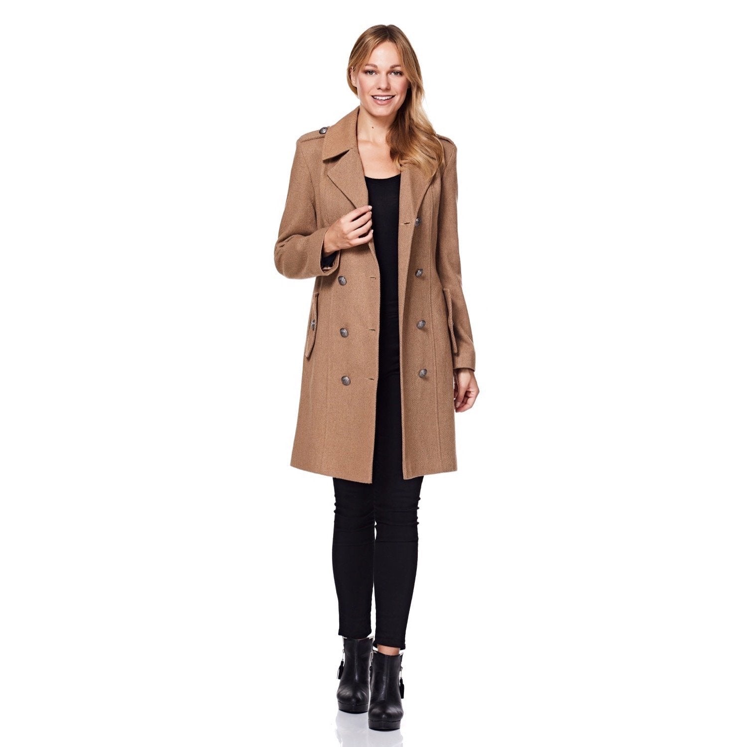 Double Breasted Twill Military Coat (1908) made in uk - Great Hall Collections House