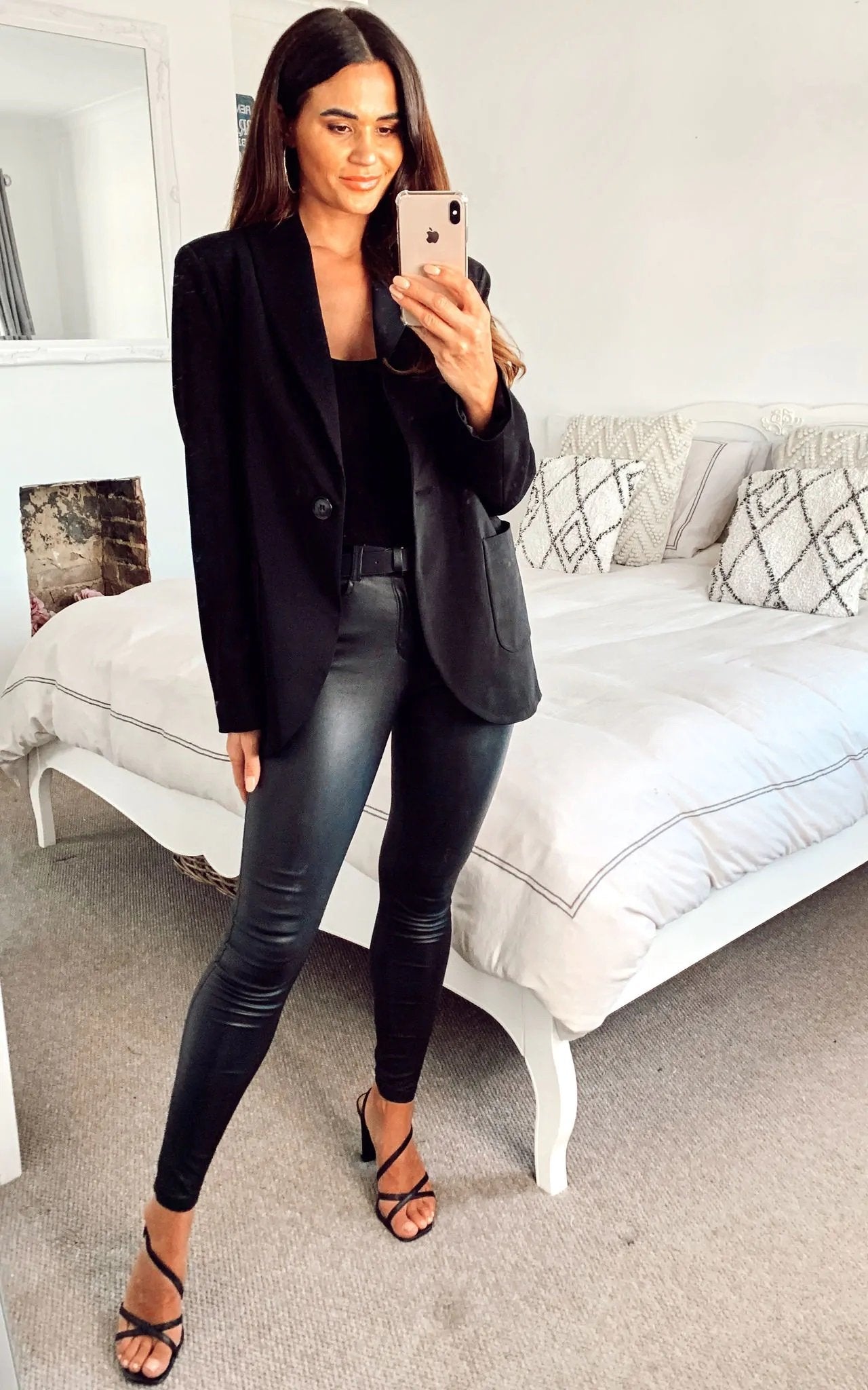 De La Creme - Womens Patch Pocket Tailored Fit Blazer - Great Hall Collections House