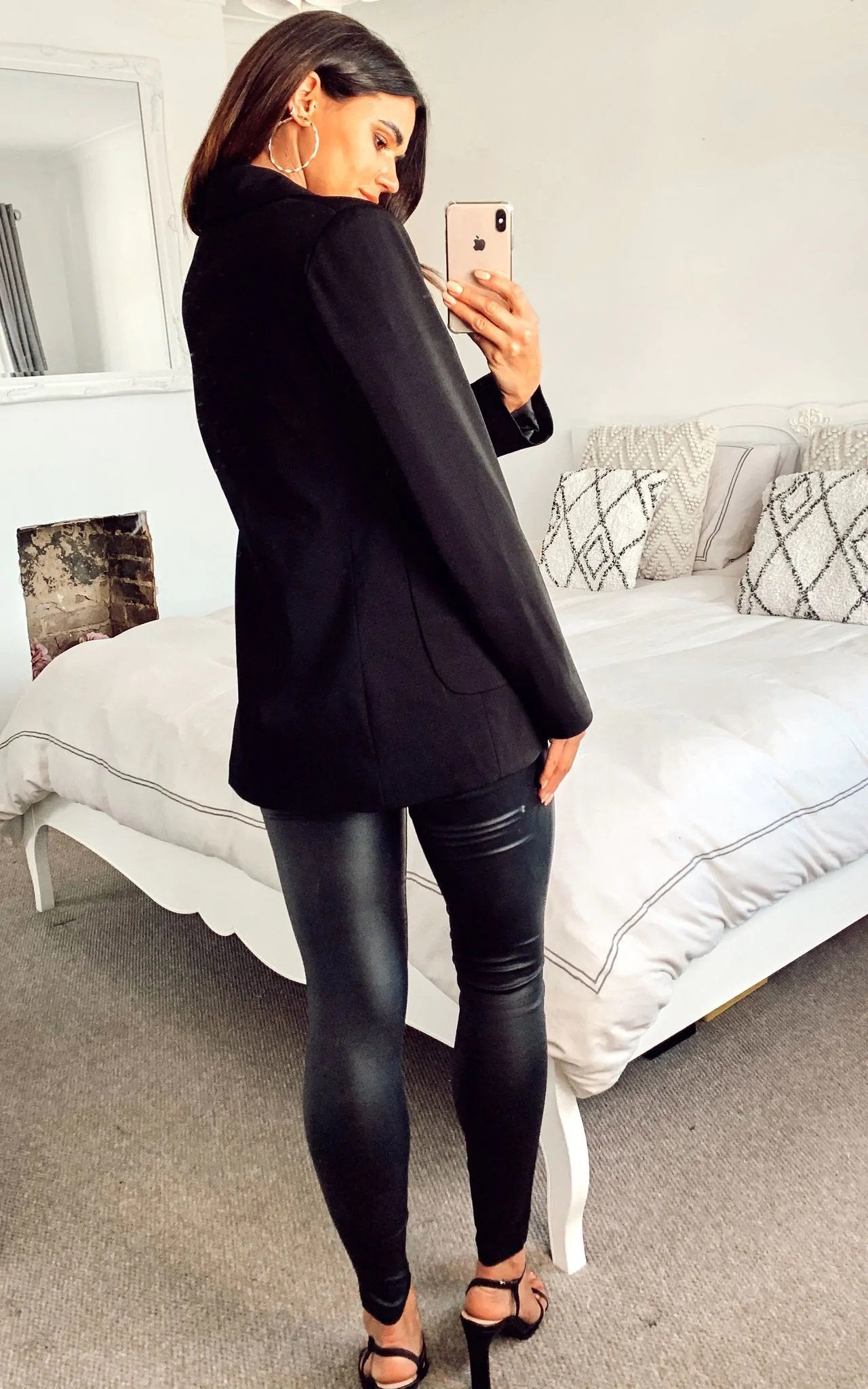 De La Creme - Womens Patch Pocket Tailored Fit Blazer - Great Hall Collections House