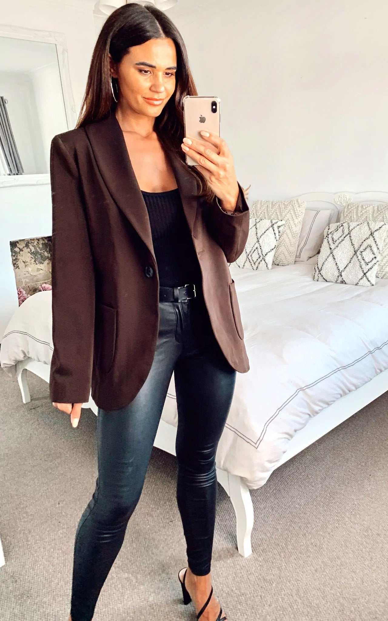 De La Creme - Womens Patch Pocket Tailored Fit Blazer - Great Hall Collections House