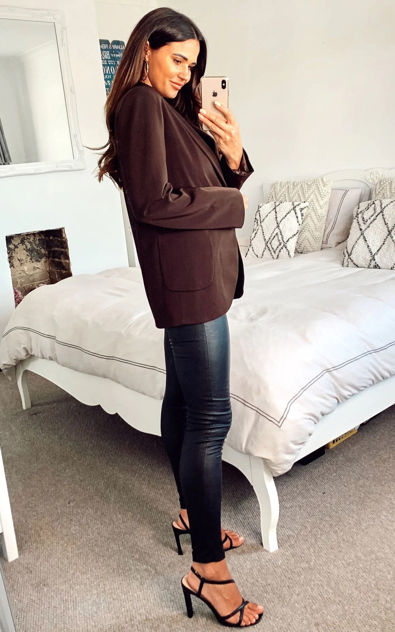 De La Creme - Womens Patch Pocket Tailored Fit Blazer - Great Hall Collections House