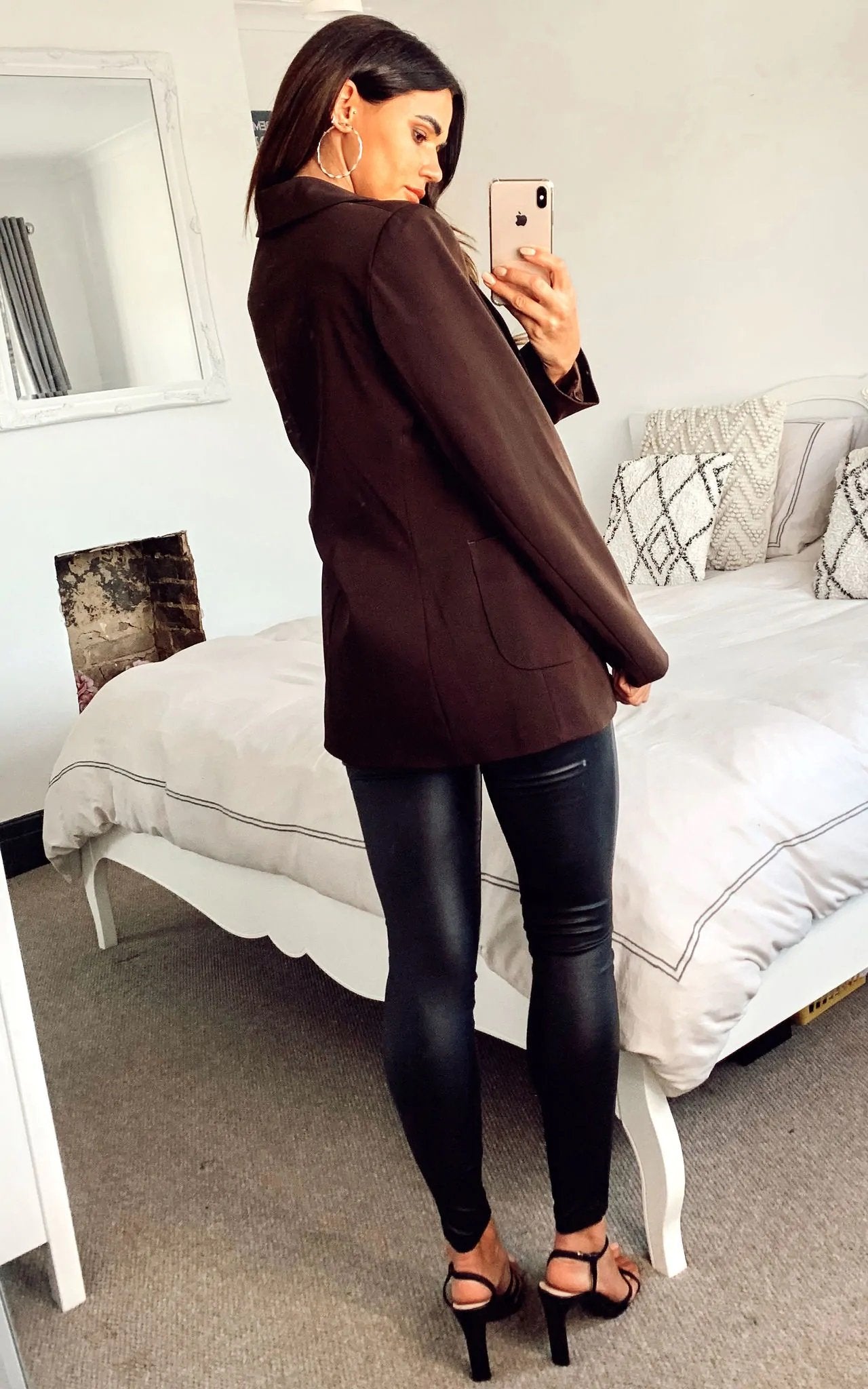 De La Creme - Womens Patch Pocket Tailored Fit Blazer - Great Hall Collections House