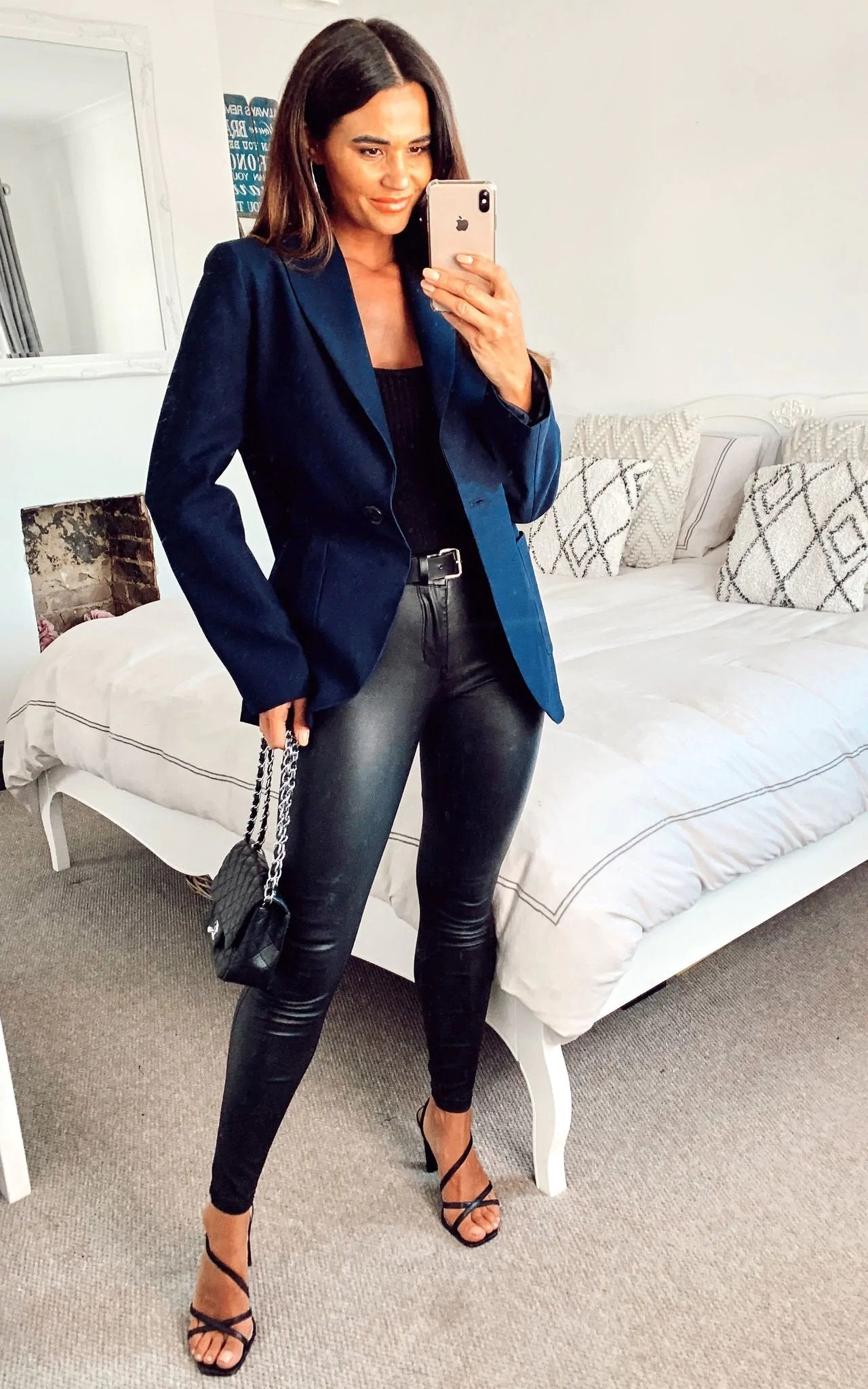 De La Creme - Womens Patch Pocket Tailored Fit Blazer - Great Hall Collections House