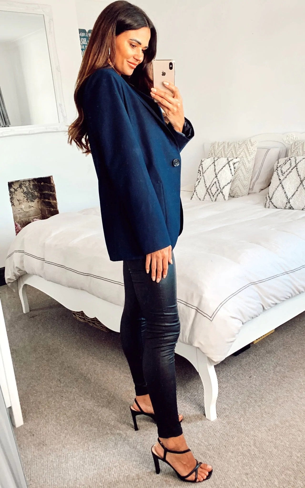 De La Creme - Womens Patch Pocket Tailored Fit Blazer - Great Hall Collections House