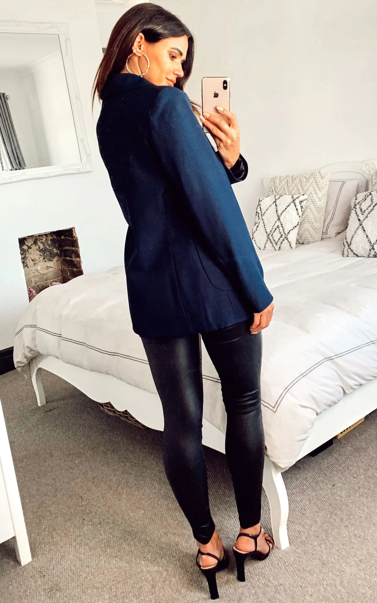 De La Creme - Womens Patch Pocket Tailored Fit Blazer - Great Hall Collections House