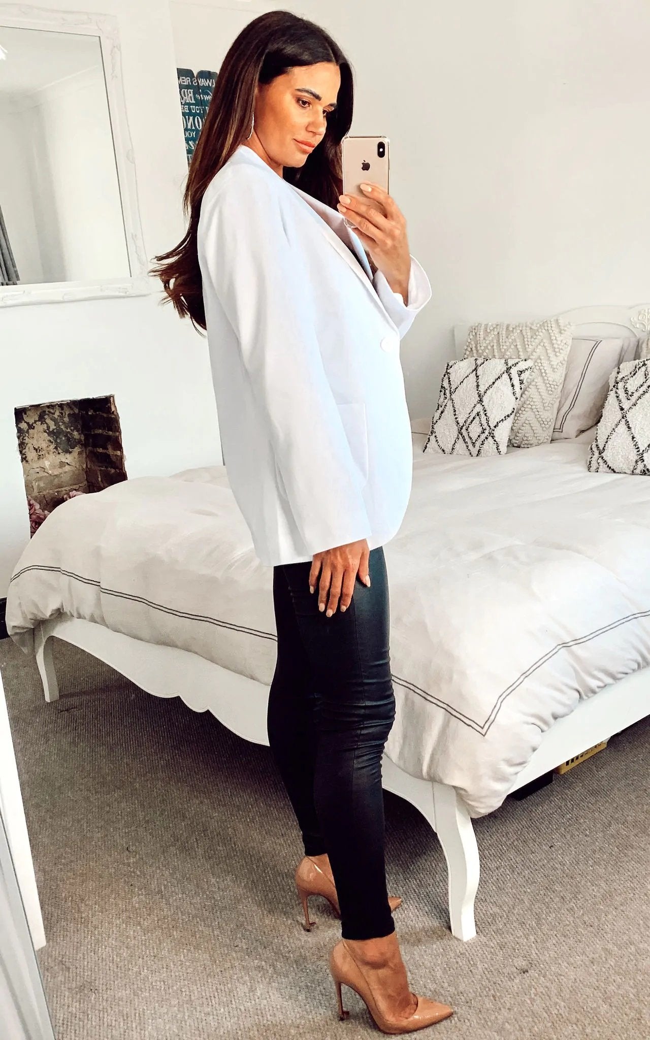 De La Creme - Womens Patch Pocket Tailored Fit Blazer - Great Hall Collections House