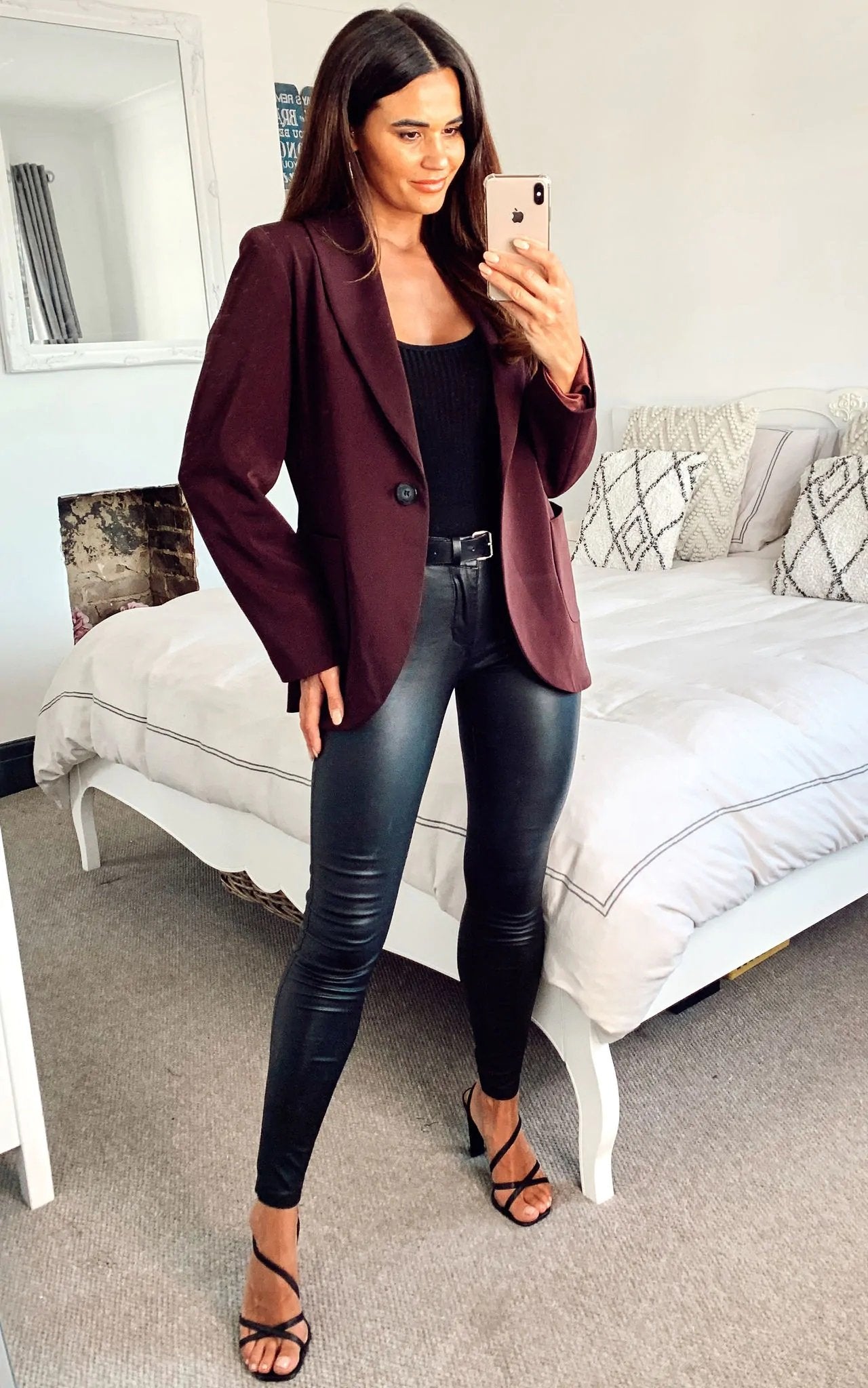 De La Creme - Womens Patch Pocket Tailored Fit Blazer - Great Hall Collections House