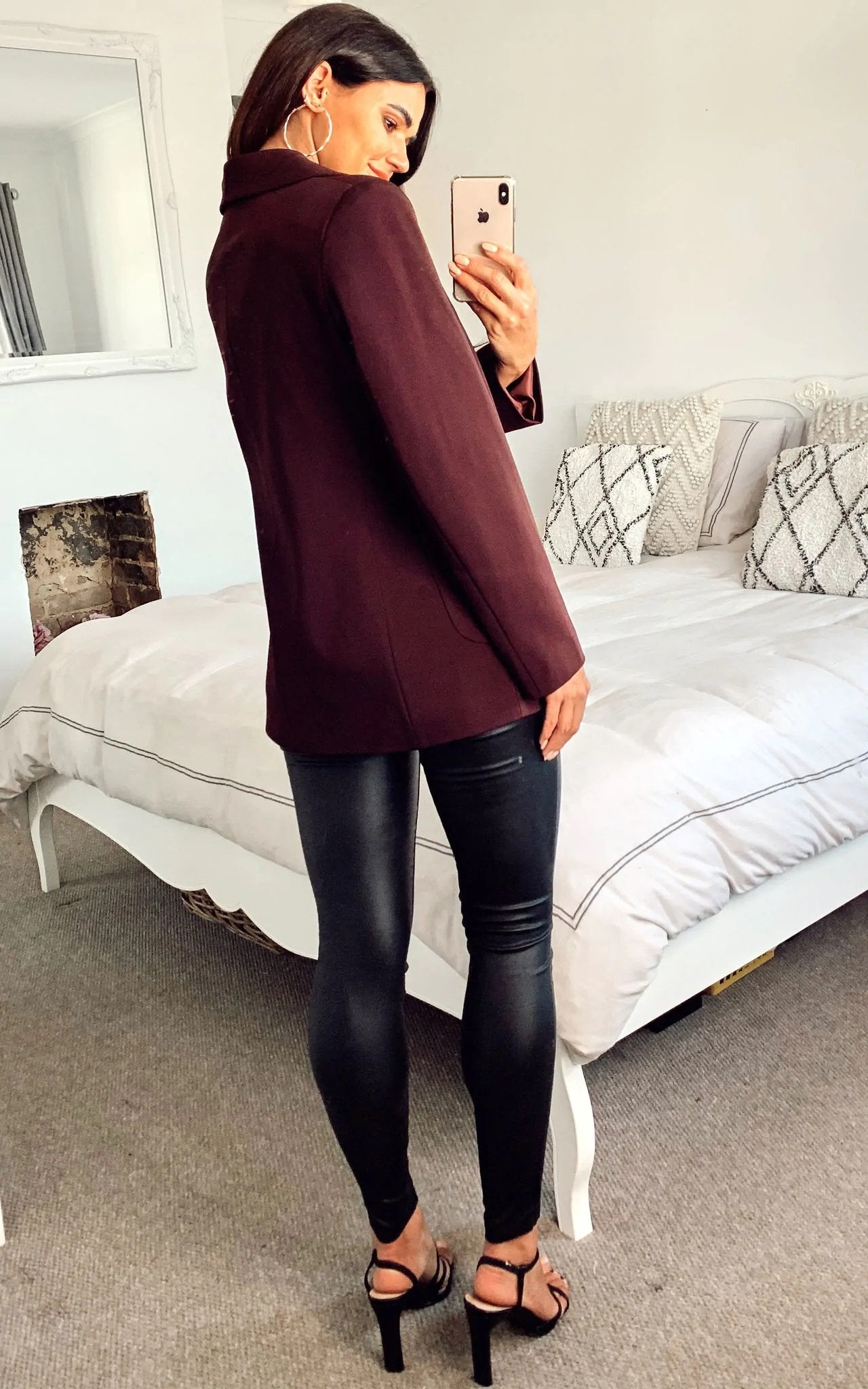 De La Creme - Womens Patch Pocket Tailored Fit Blazer - Great Hall Collections House