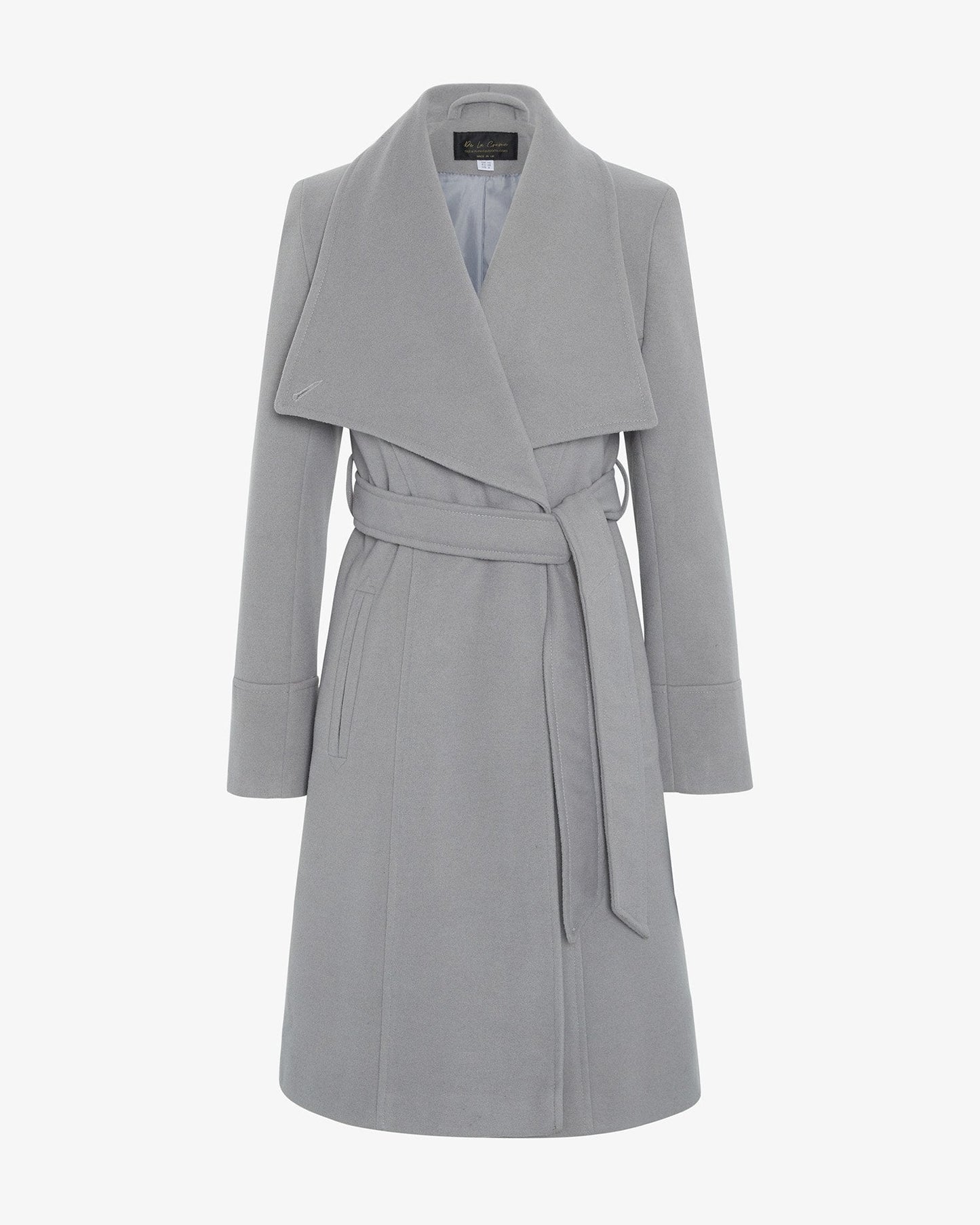 Waterfall Lapel Double Breasted Duster Coat - Great Hall Collections House