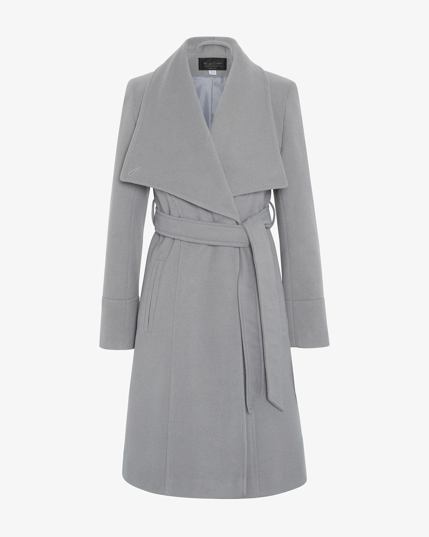 Waterfall Lapel Double Breasted Duster Coat - Great Hall Collections House
