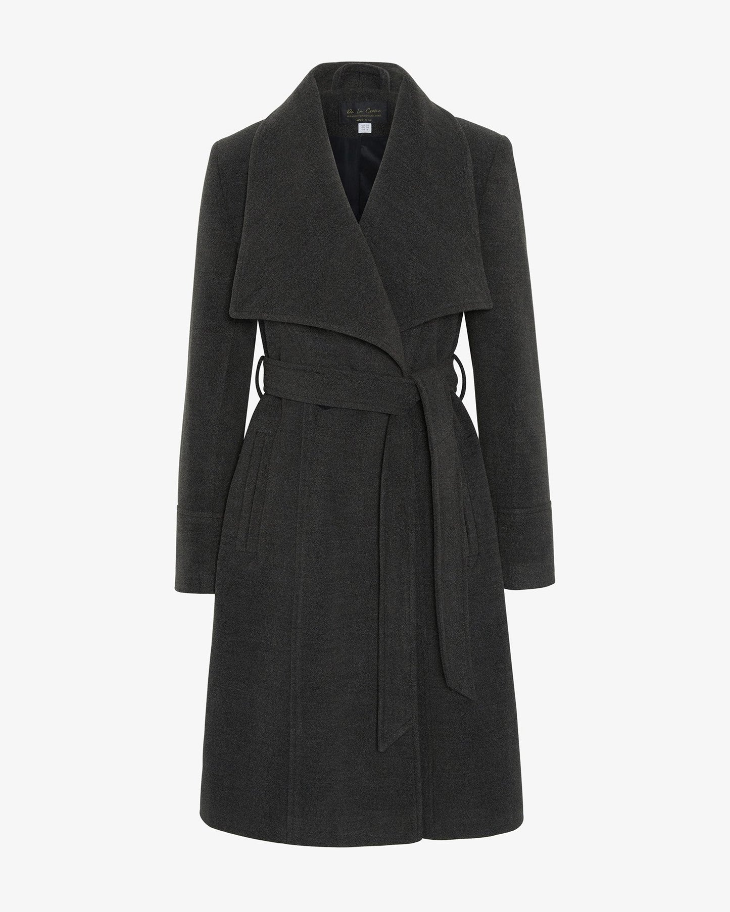 Waterfall Lapel Double Breasted Duster Coat - Great Hall Collections House