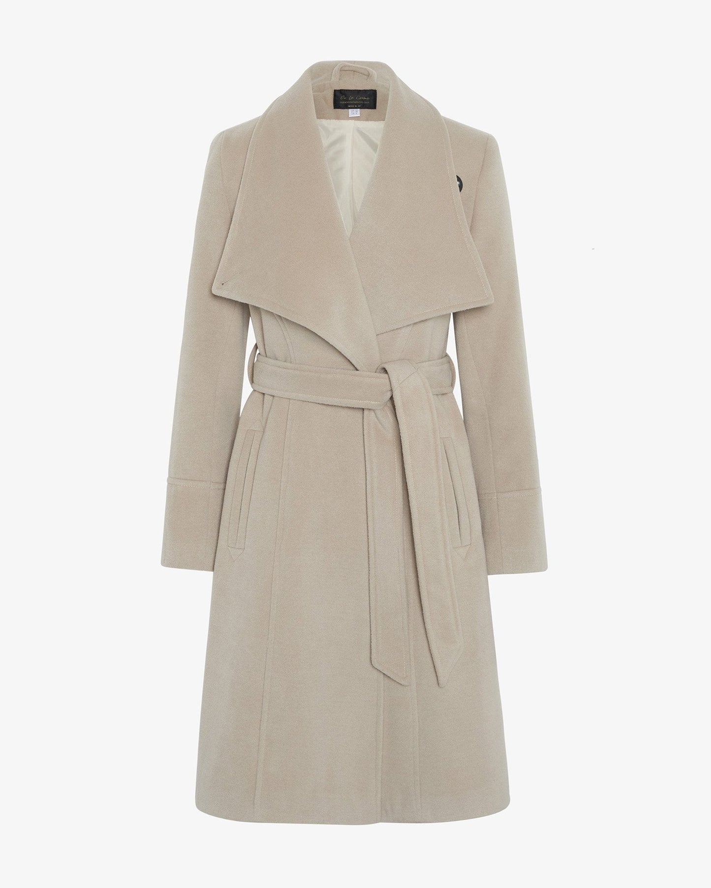 Waterfall Lapel Double Breasted Duster Coat - Great Hall Collections House
