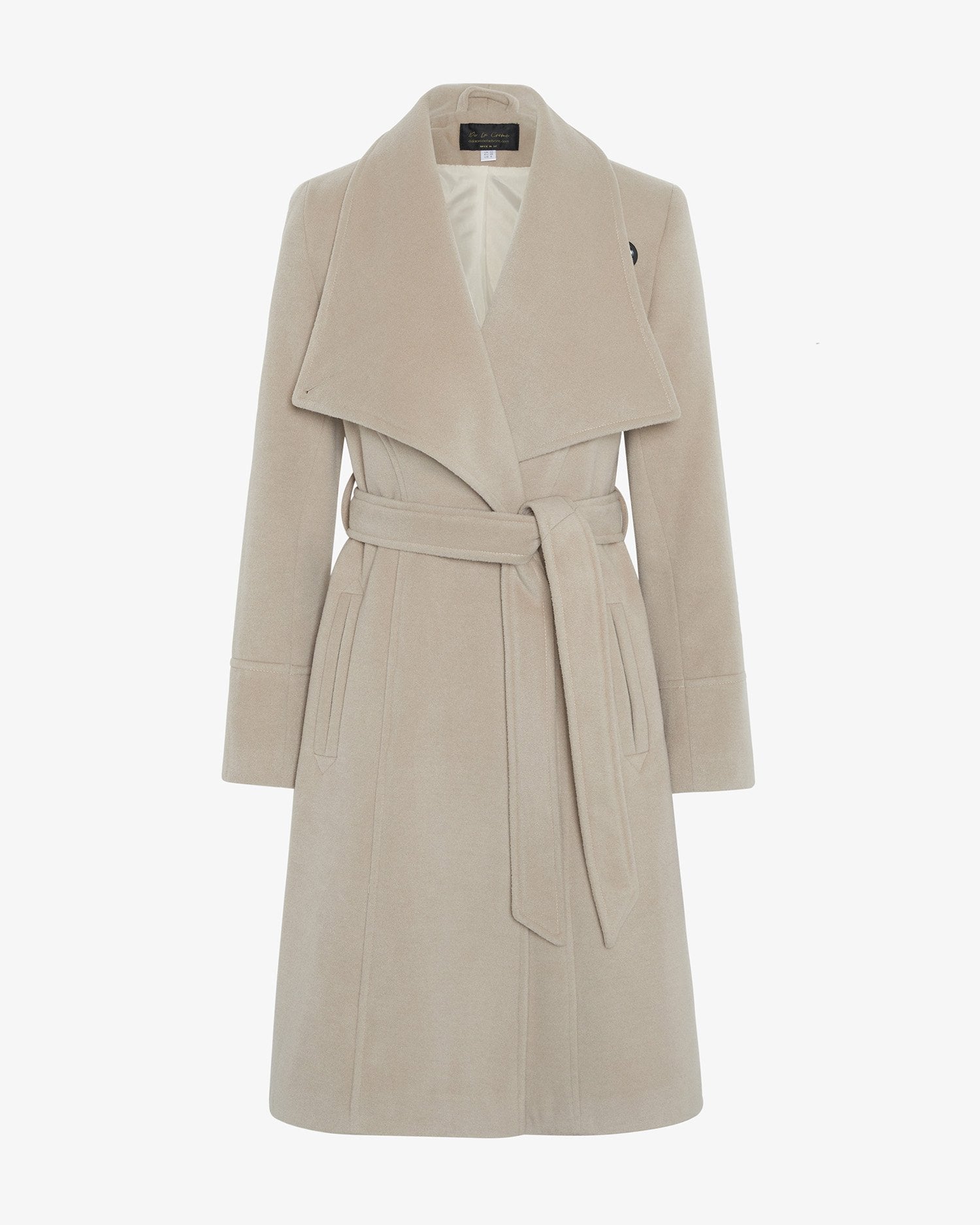 Waterfall Lapel Double Breasted Duster Coat - Great Hall Collections House