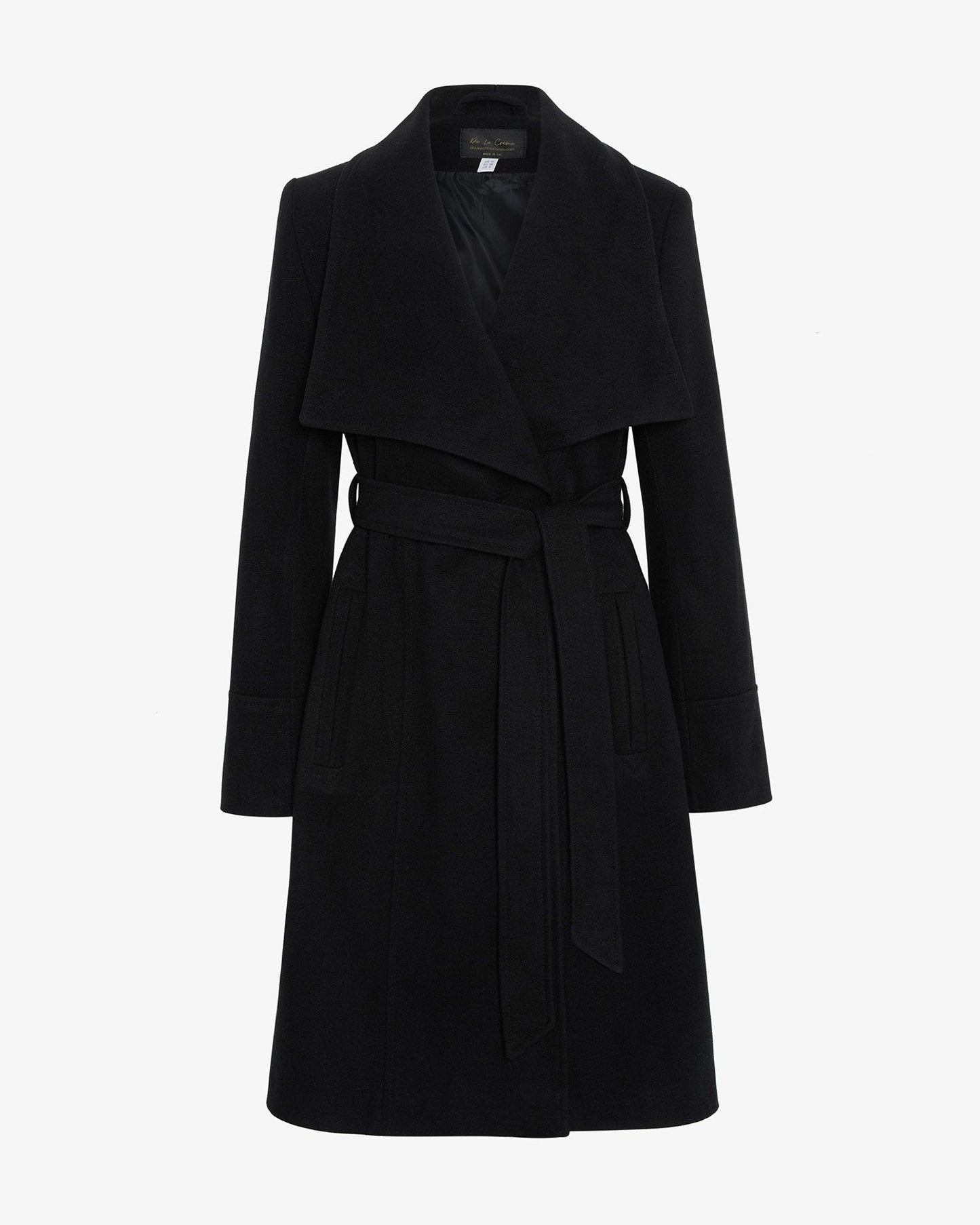 Waterfall Lapel Double Breasted Duster Coat - Great Hall Collections House
