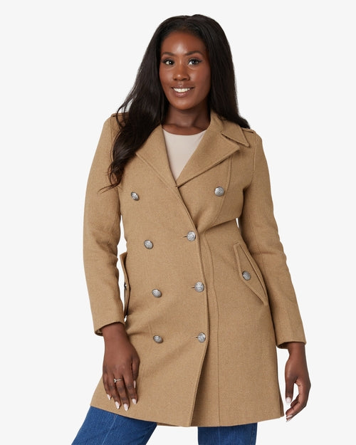 Double Breasted Twill Military Coat (1908) made in uk - Great Hall Collections House